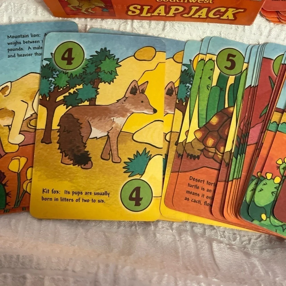 Southwest Slap Jack Card Game COMPLETE Jr RangerLand Haywood 2012 Kids